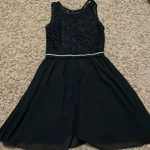 Black formal dress